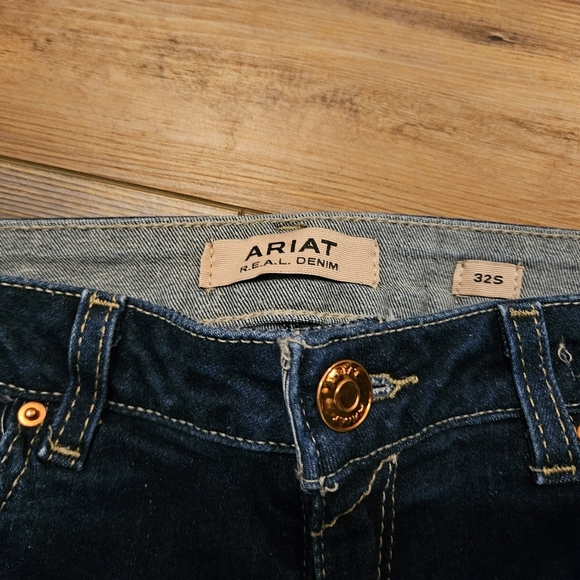 Ariat Women's Dark Indigo Flare Jeans - Picture 2 of 4